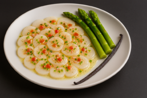 carpaccio saint-Jacques vanille