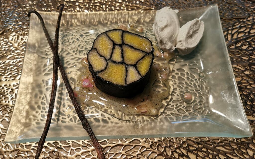 Poireaux vinaigrette à la vanille